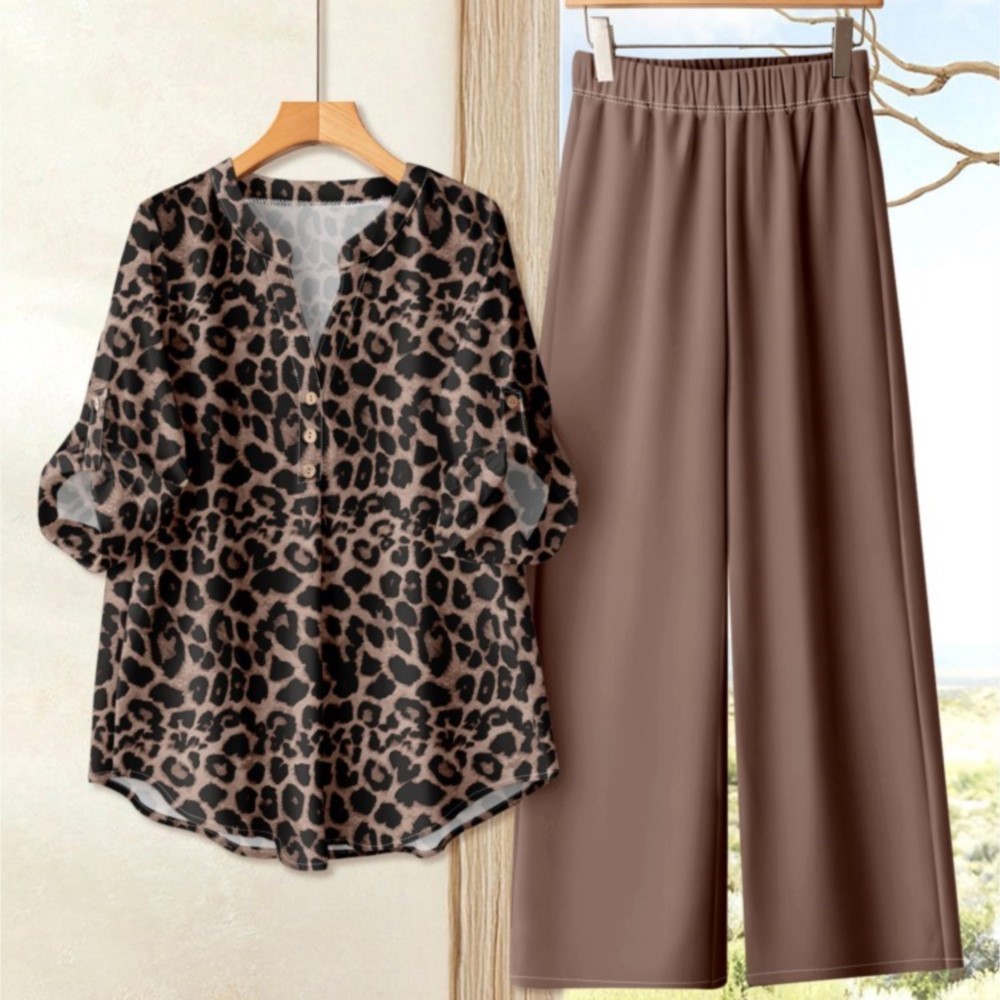 Zara Summer Clothing For Women - Décontracté col rond imprimé chemise à