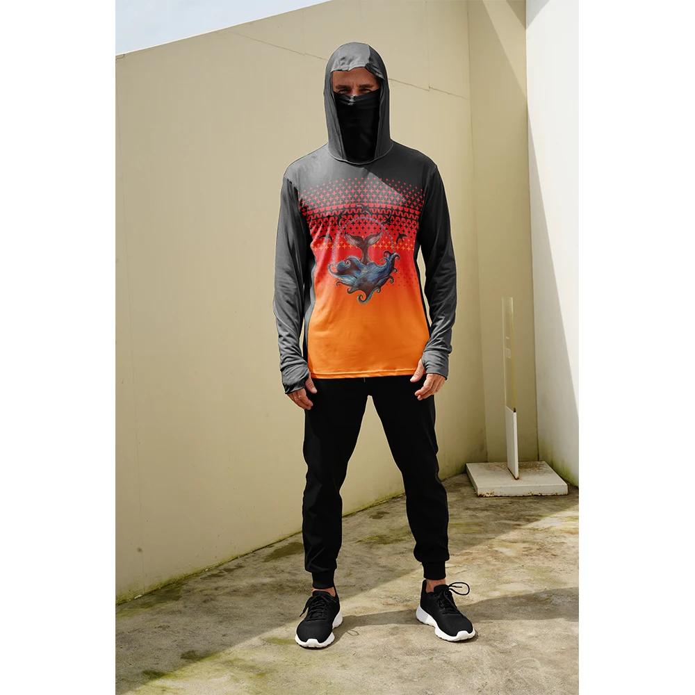 Summer Clothing Line - T-shirts de pêche pour hommes, protection