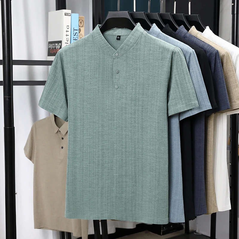 Summer Clothing Line - Chemises décontractées pour hommes à col