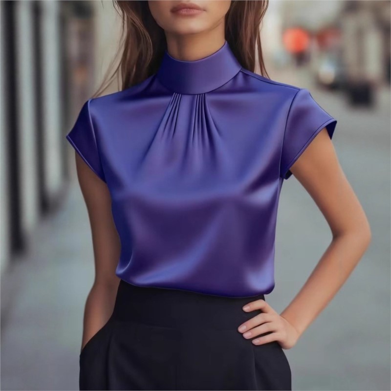Summer Clothing Work - Nouvelle Blouse Élégante Femme Printemps/Été Couleur