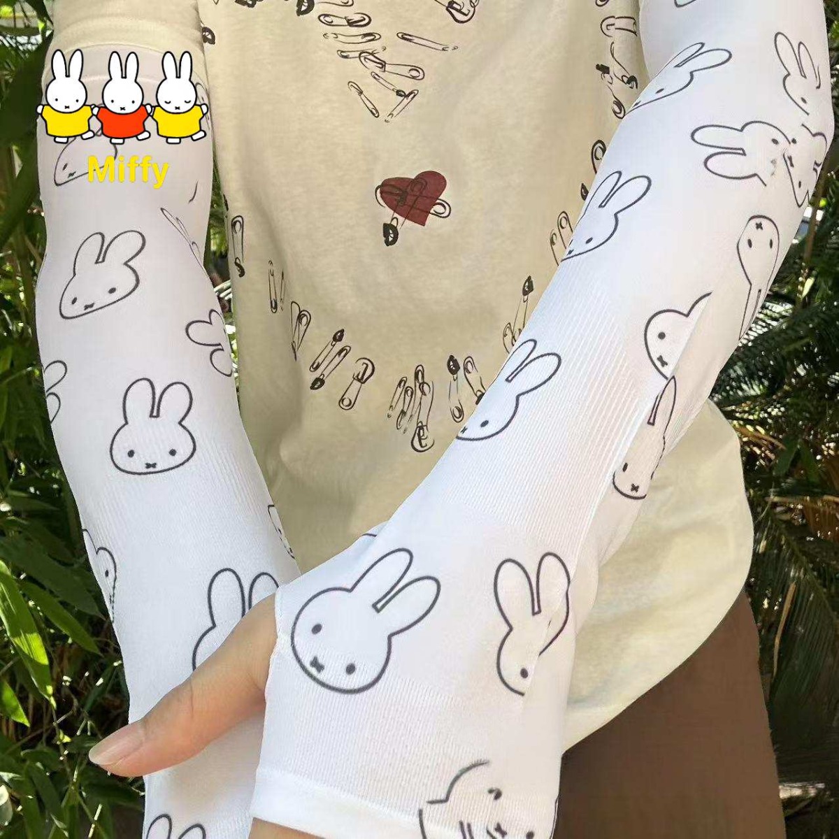 Summer Away Clothing - Manchon de protection solaire Kawaii Miffy,