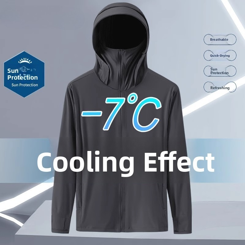 Summer Uv Clothing - Vêtements d'extérieur d'été en soie glacée