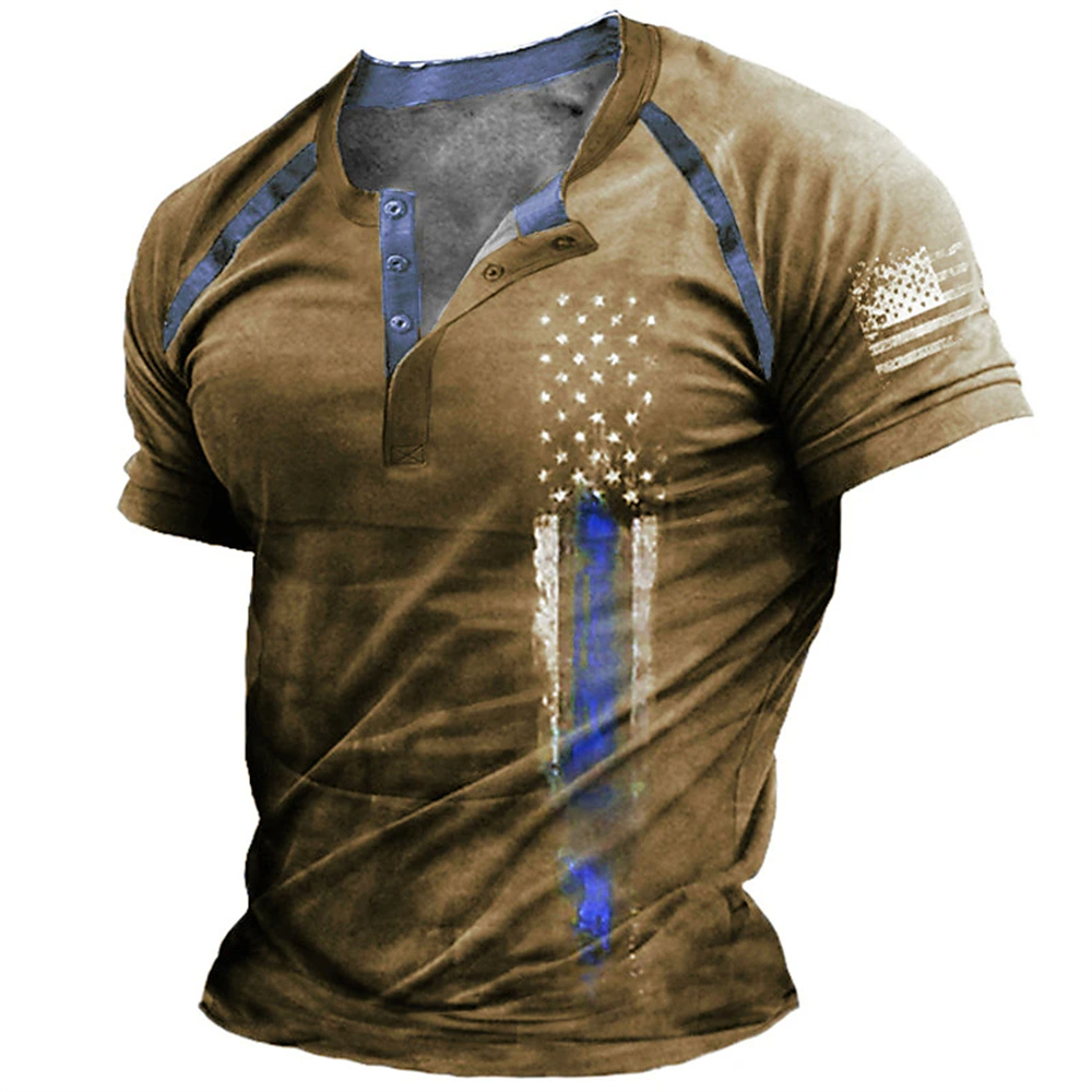 Summer Clothing Types - T-shirt décontracté pour homme à col