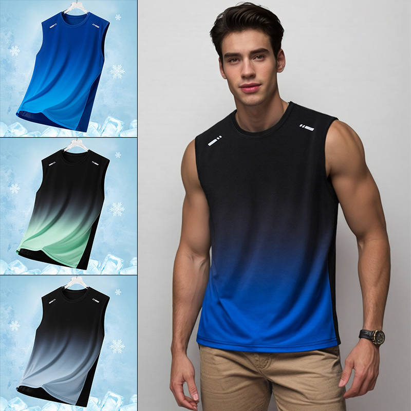Summer Youth Clothing - Débardeur de sport dégradé pour homme,