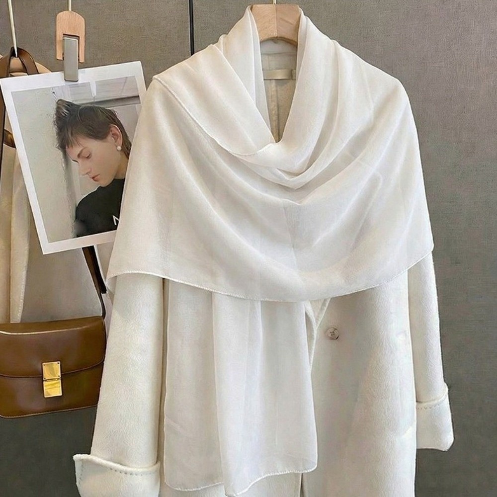 Châle fin uni en mousseline re - Sarong Pareo Wrap avis et prix