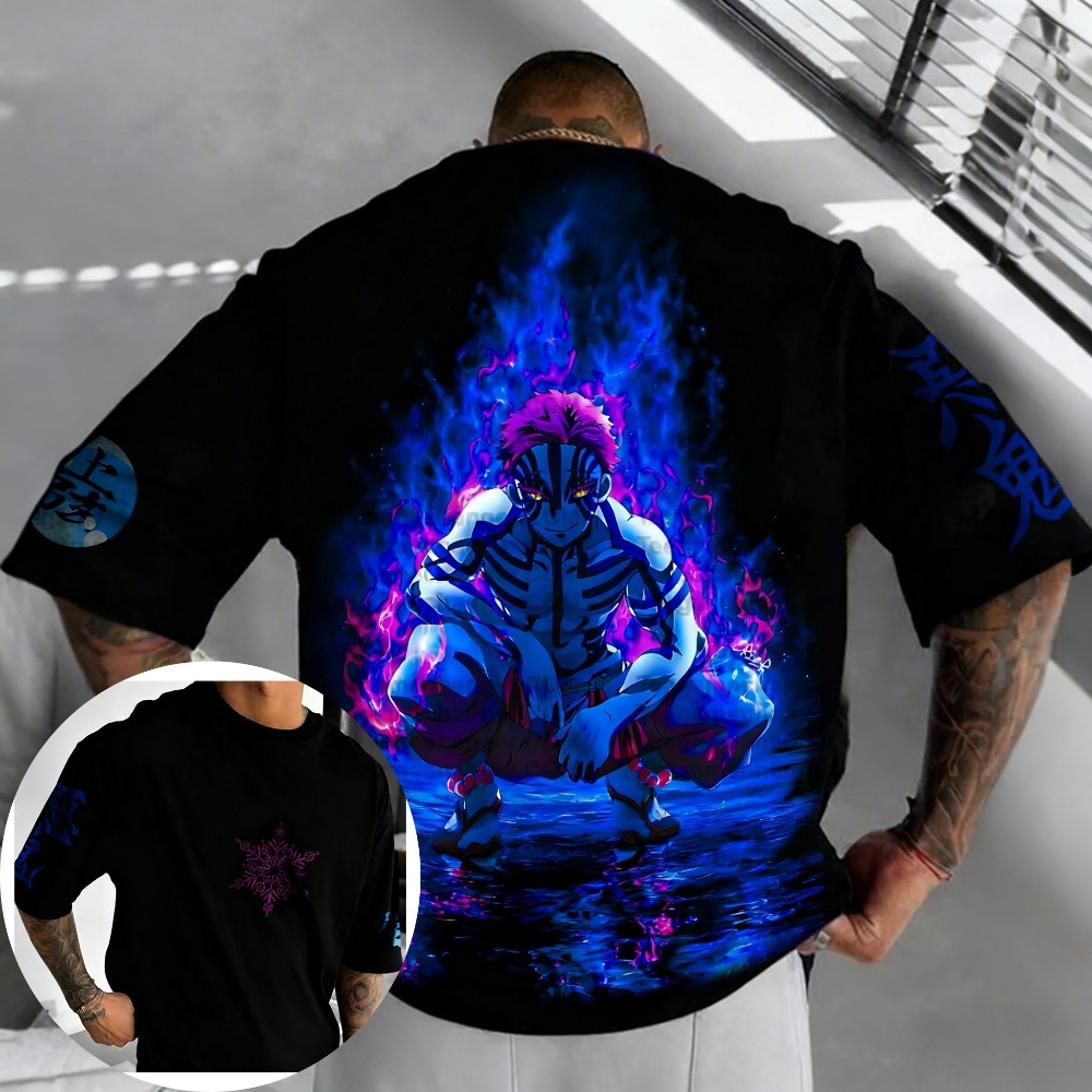 Demon Slayer Akaza pur coton T - Summer 2026 Kids Clothing avis et prix