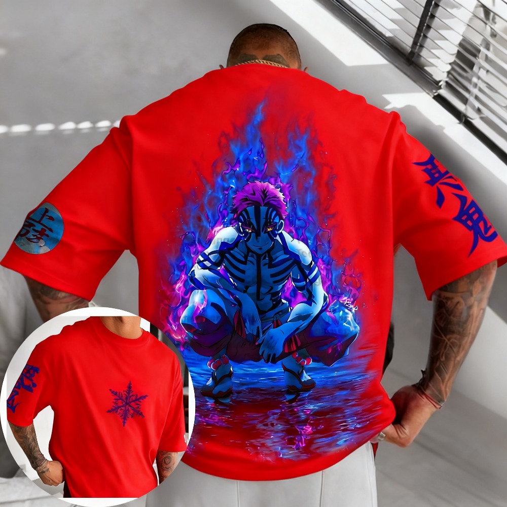 Demon Slayer Akaza pur coton T - Summer 2026 Kids Clothing avis et prix
