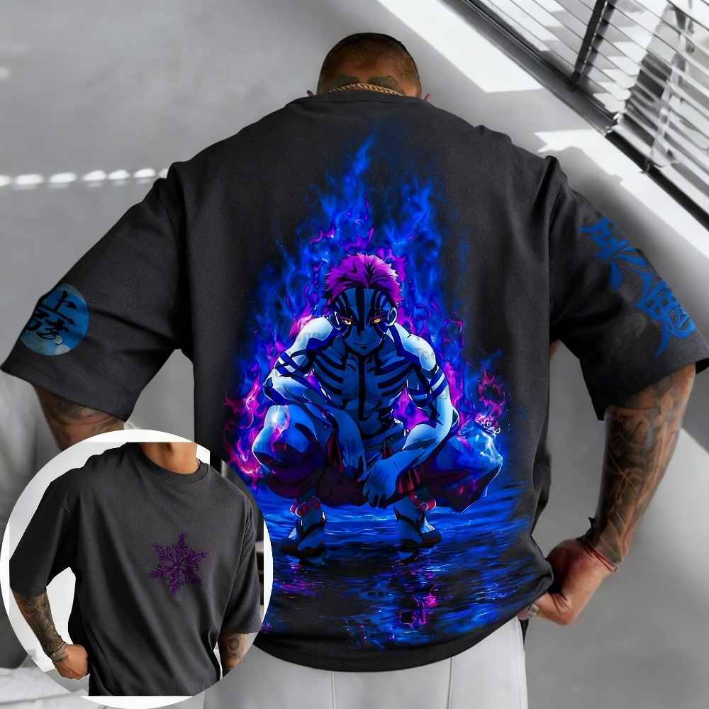 Demon Slayer Akaza pur coton T - Summer 2026 Kids Clothing avis et prix