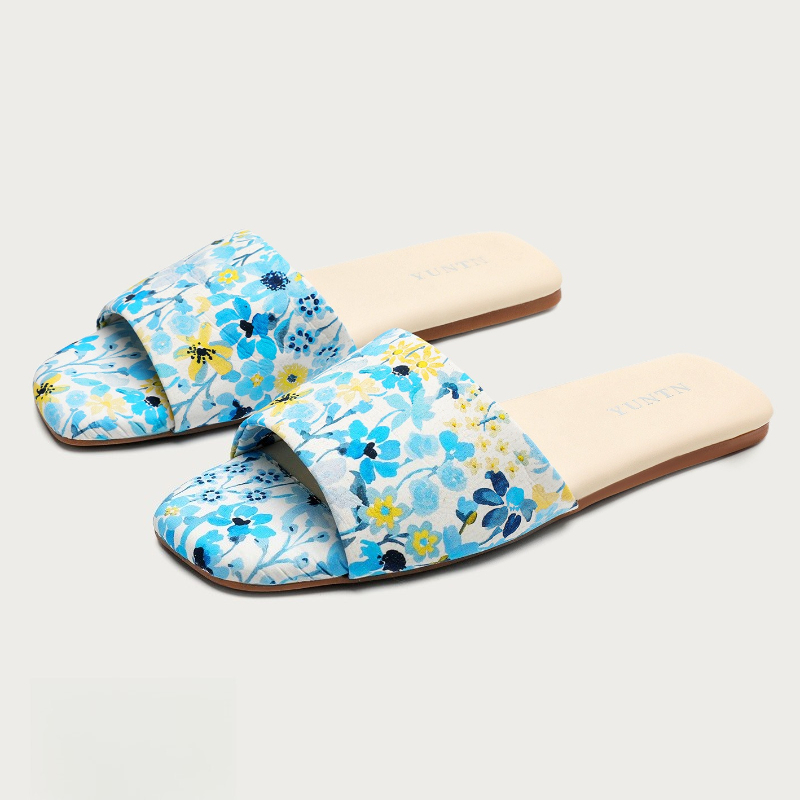 Sandales plates imprimées colo - Summer Cloth avis et prix