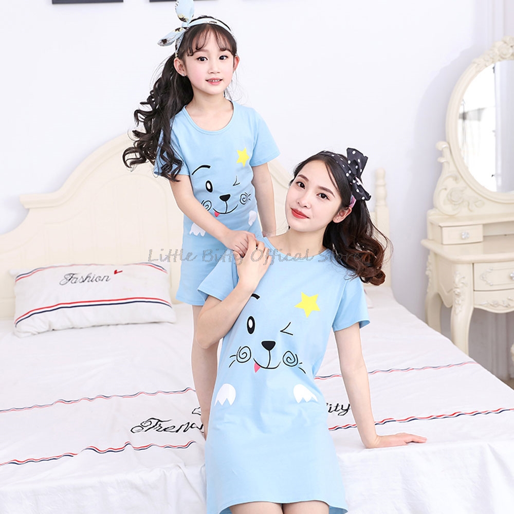 Été maman fille robe de nuit f - Summer Clothing Teens avis et prix