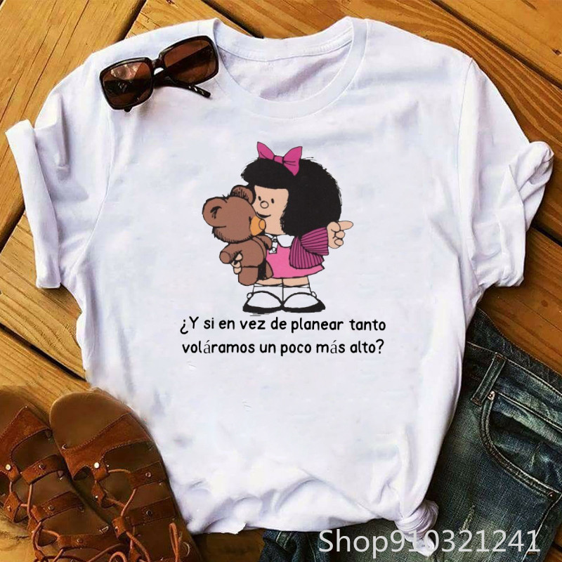 Rock Roll Mafalda t-shirt drôl - Summer Clothing Teens avis et prix