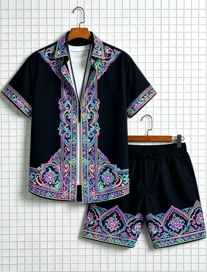 Ensemble chemise et short pour - Summer Clothing Line avis et prix