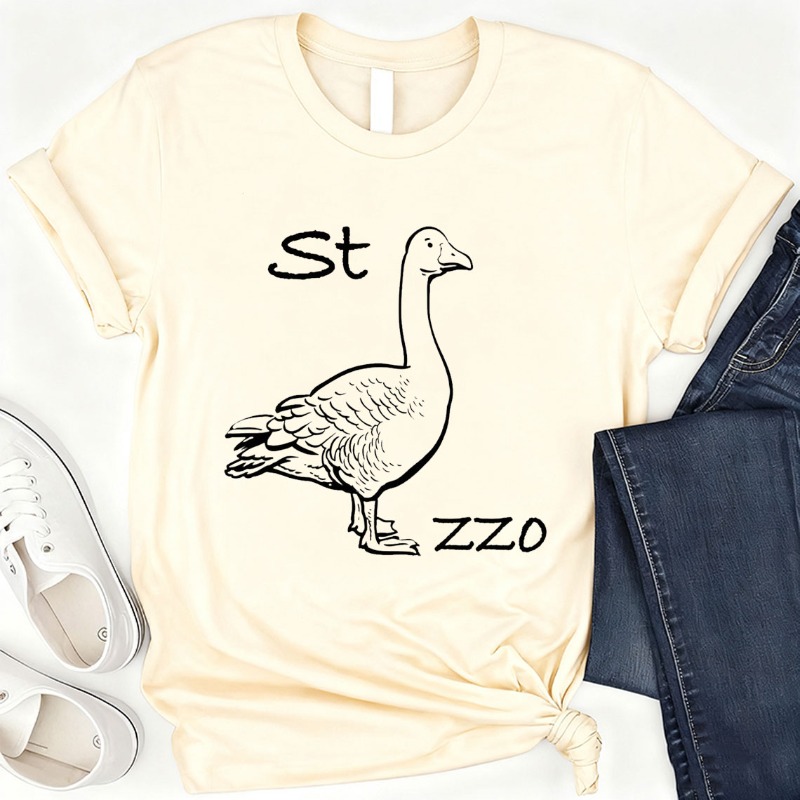 IMage Goose Rebus T-Shirt T-Sh - Summer Clothing Images avis et prix