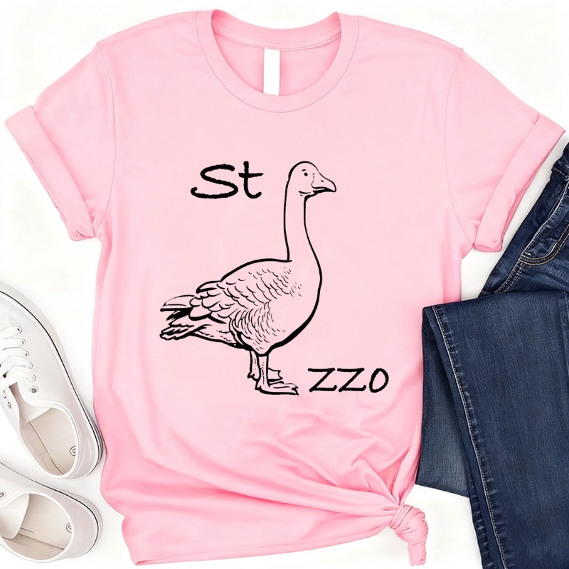 IMage Goose Rebus T-Shirt T-Sh - Summer Clothing Images avis et prix