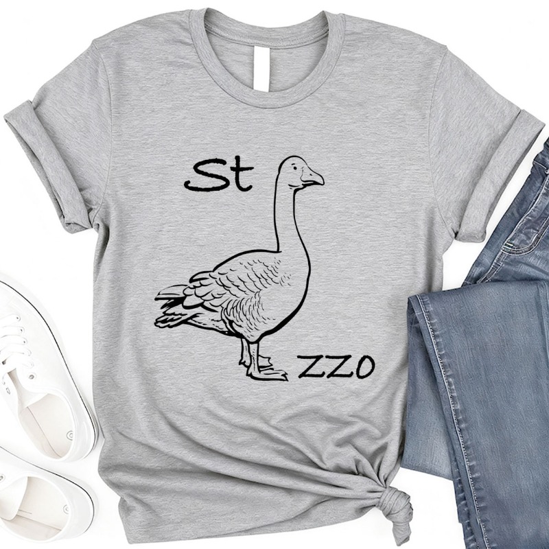 IMage Goose Rebus T-Shirt T-Sh - Summer Clothing Images avis et prix