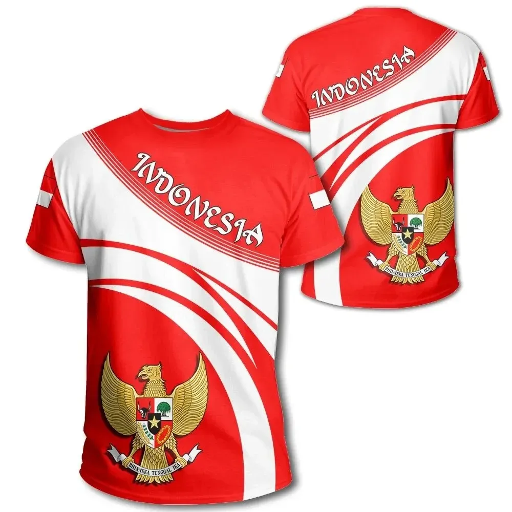 T-shirt imprimé héraldique 3D  - Summer Clothing Teens avis et prix
