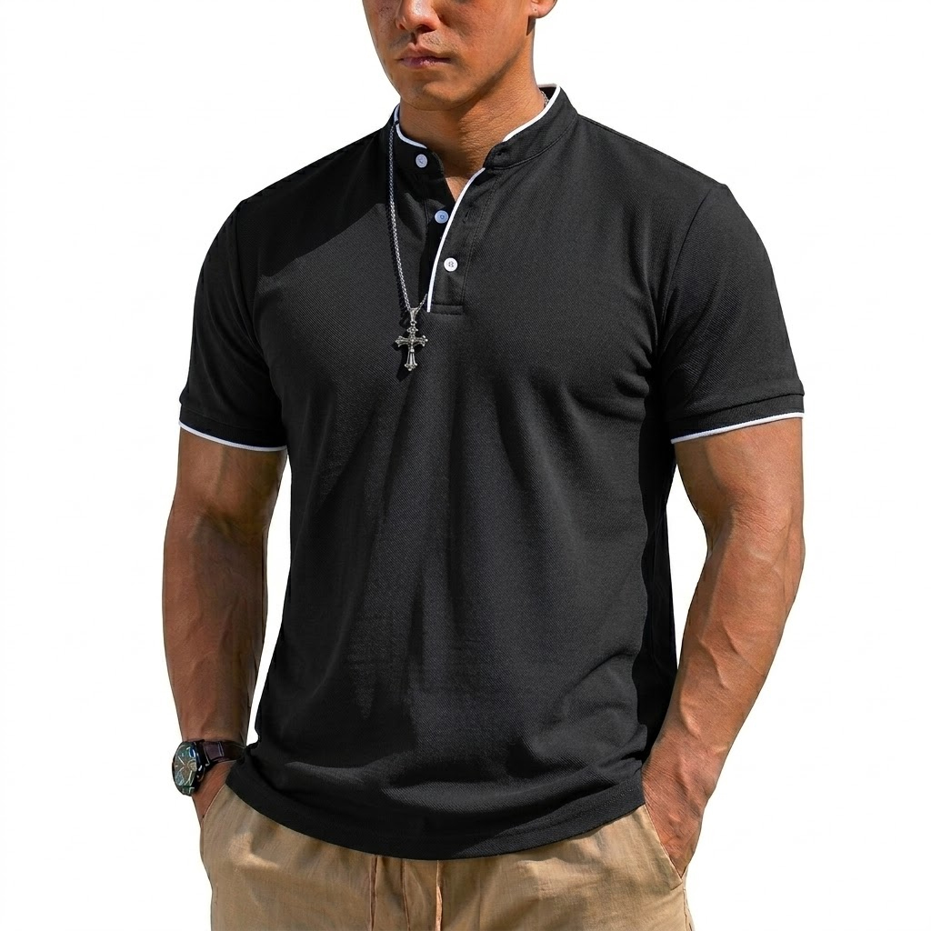 Chemise Henley à manches court - Summer Clothing Line avis et prix