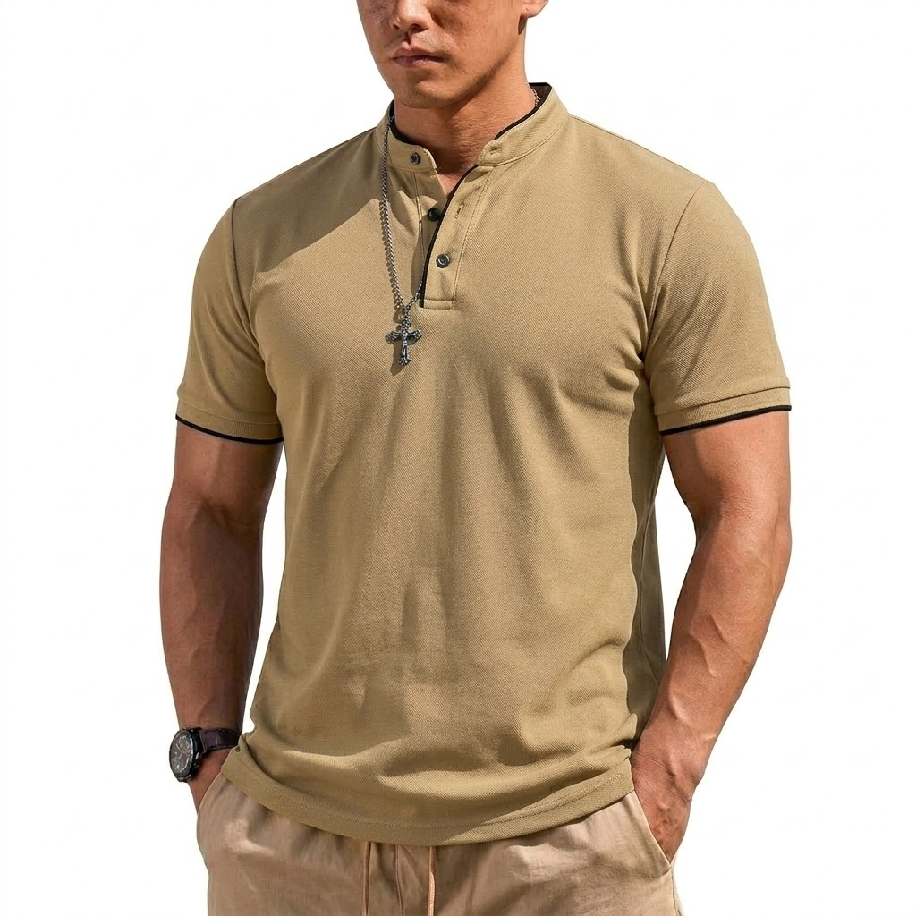 Chemise Henley à manches court - Summer Clothing Line avis et prix