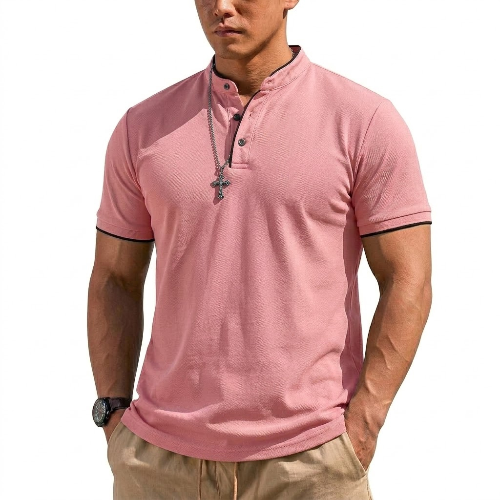 Chemise Henley à manches court - Summer Clothing Line avis et prix