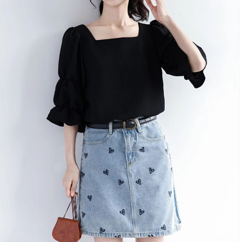 Nouvelle Blouse Coréenne Pliss - Summer Youth Clothing avis et prix