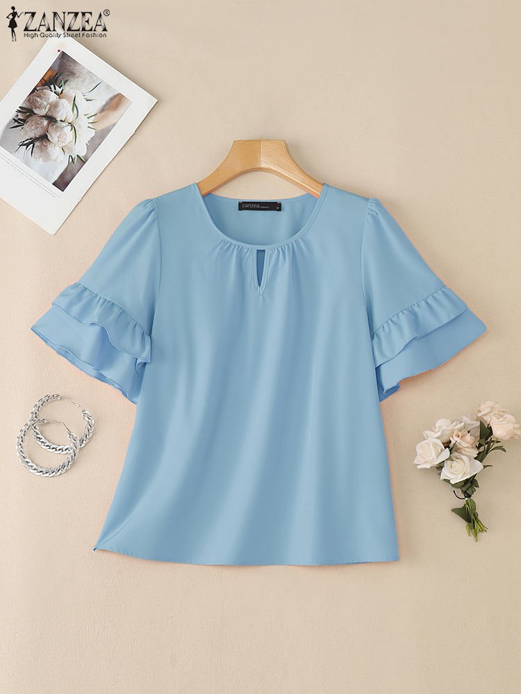 Femmes élégantes Blouses ZANZE - Summer Clothing Work avis et prix