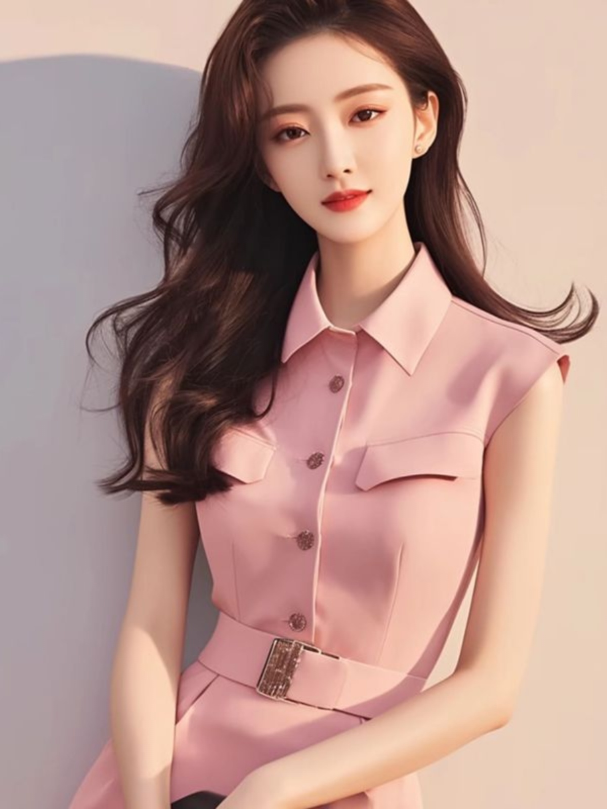 Robe longue rose élégante, mod - Summer Line Clothing Brand avis et prix
