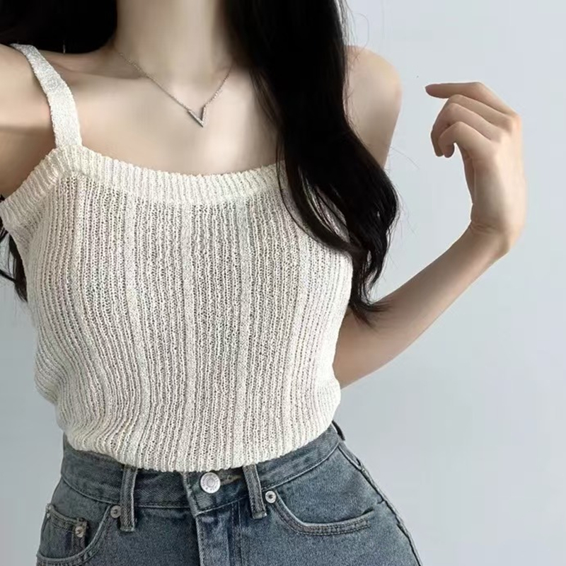 Haut caraco tricoté pour femme - Summer Clothing Teens avis et prix